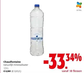 Chaudfontaine natuurlijk mineraalwater 1,5 L