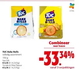Colruyt TUC Bake Rolls Sea Salt aanbieding