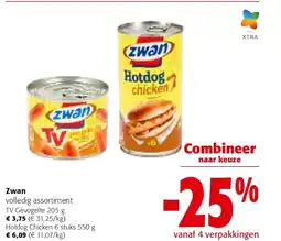 Colruyt Zwan Hotdog Chicken 6 stuks 550 g aanbieding