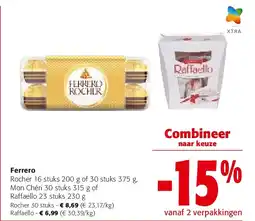 Colruyt Ferrero Rocher 30 stuks aanbieding