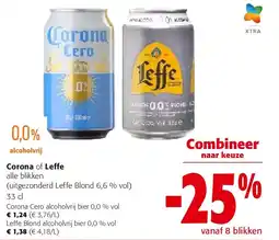 Colruyt Corona Cero alcoholvrij bier 0,0 % vol aanbieding