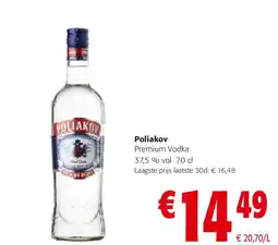 Colruyt Poliakov Premium Vodka aanbieding
