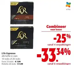 Colruyt L’Or Espresso Forza 20 stuks aanbieding