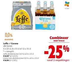 Colruyt Leffe alcoholvrij bier 0,0 % vol 6 x 33 cl aanbieding