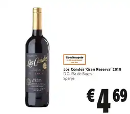 Colruyt Los Condes ‘Gran Reserva’ 2018 aanbieding