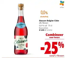 Colruyt Stassen Belgian Cider Bosvruchten aanbieding