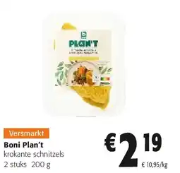 Colruyt Boni Plan't krokante schnitzels aanbieding