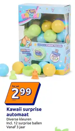 Action Kawaii surprise automaat aanbieding