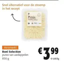 Colruyt Boni Selection puree van aardappelen aanbieding