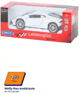 Action Welly Nex modelauto aanbieding