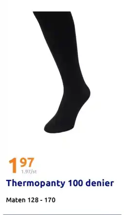 Action Thermopanty 100 denier aanbieding