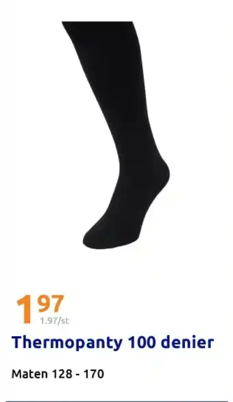 Action Thermopanty 100 denier aanbieding