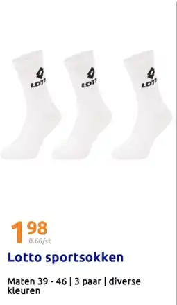 Action Lotto sportsokken aanbieding