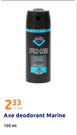 Action Axe deodorant Marine aanbieding