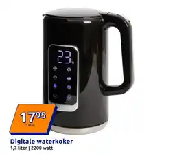 Action Digitale waterkoker aanbieding