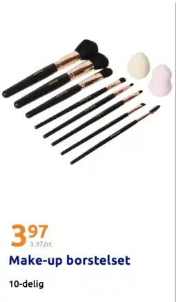 Action Make-up borstelset aanbieding