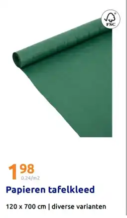 Action Papieren tafelkleed aanbieding