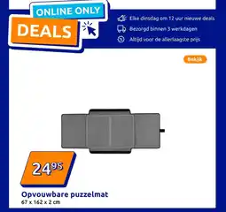 Action Opvouwbare puzzelmat aanbieding