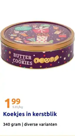 Action Koekjes in kerstblik aanbieding