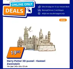Action Harry Potter 3D-puzzel - Kasteel Zweinstein aanbieding
