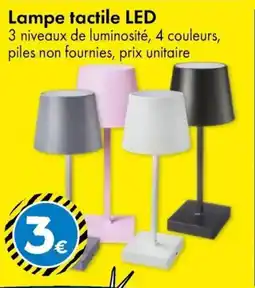 TEDi Lampe tactile LED aanbieding