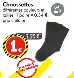 TEDi Chaussettes aanbieding