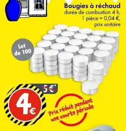 TEDi Bougies à réchaud aanbieding