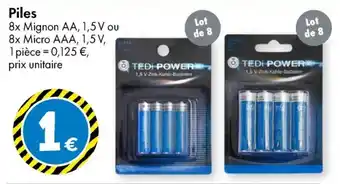 TEDi Piles aanbieding