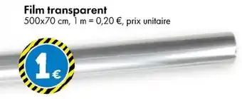 TEDi Film transparent aanbieding