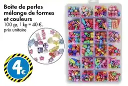 TEDi Boîte de perles mélange de formes et couleurs aanbieding