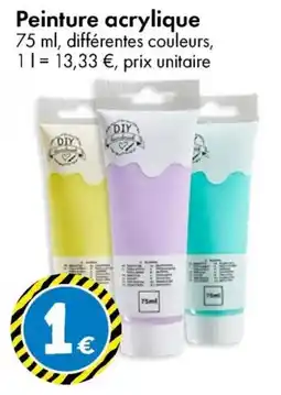 TEDi Peinture acrylique aanbieding