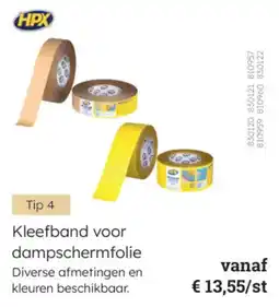 Multi bazar Kleefband voor dampschermfolie aanbieding