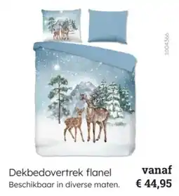 Multi bazar Dekbedovertrek flanel aanbieding