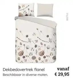 Multi bazar Dekbedovertrek flanel aanbieding