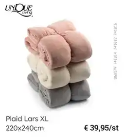 Multi bazar Plaid Lars XL aanbieding