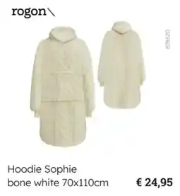 Multi bazar Rogon\ Hoodie Sophie bone white aanbieding