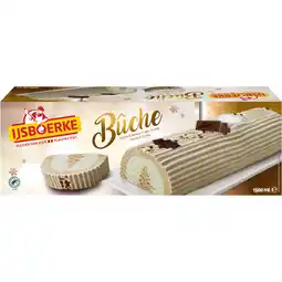 Albert Heijn IJsboerke Kerststronk vanille mokka bel aanbieding