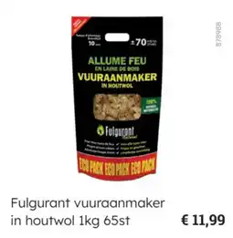 Multi bazar Fulgurant vuuraanmaker in houtwol aanbieding
