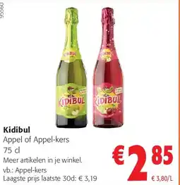 Colruyt Kidibul Appel of Appel-kers 75 cl aanbieding