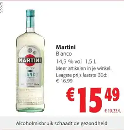 Colruyt Martini Bianco aanbieding