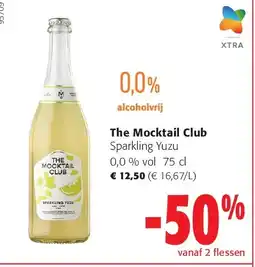 Colruyt The Mocktail Club Sparkling Yuzu aanbieding