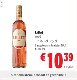 Colruyt Lillet rosé aanbieding