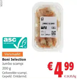 Colruyt Boni Selection Jumbo scampi 200 aanbieding