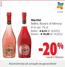 Colruyt Martini Bellini aanbieding