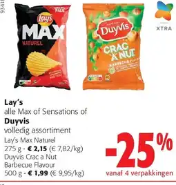 Colruyt Lay’s Max Naturel 275 g aanbieding