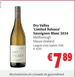 Colruyt Dry Valley ‘Limited Release’ Sauvignon Blanc 2024 aanbieding
