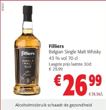 Filliers Belgian Single Malt Whisky