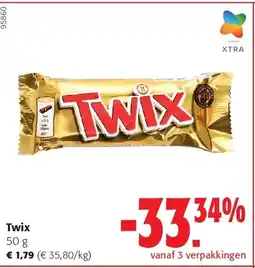 Colruyt Twix aanbieding