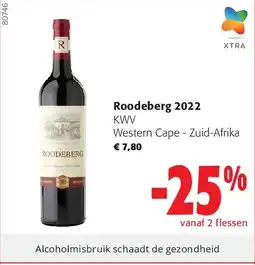 Colruyt Roodeberg 2022 Western Cape - Zuid-Afrika aanbieding