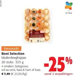 Colruyt Boni Selection bladerdeeghapjes aanbieding